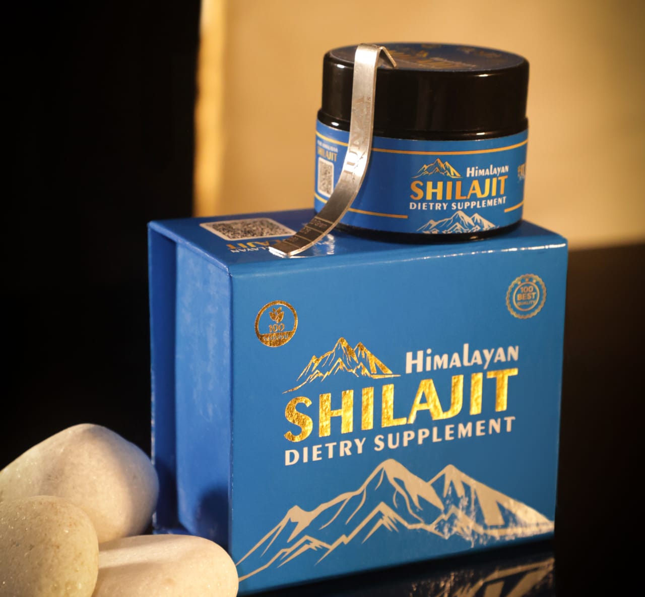 Shilajit Himalayano Puro - 30 Grammi (Scorta per 2 Mesi) - Qualità A+